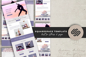 Squarespace Yoga Fitness Website