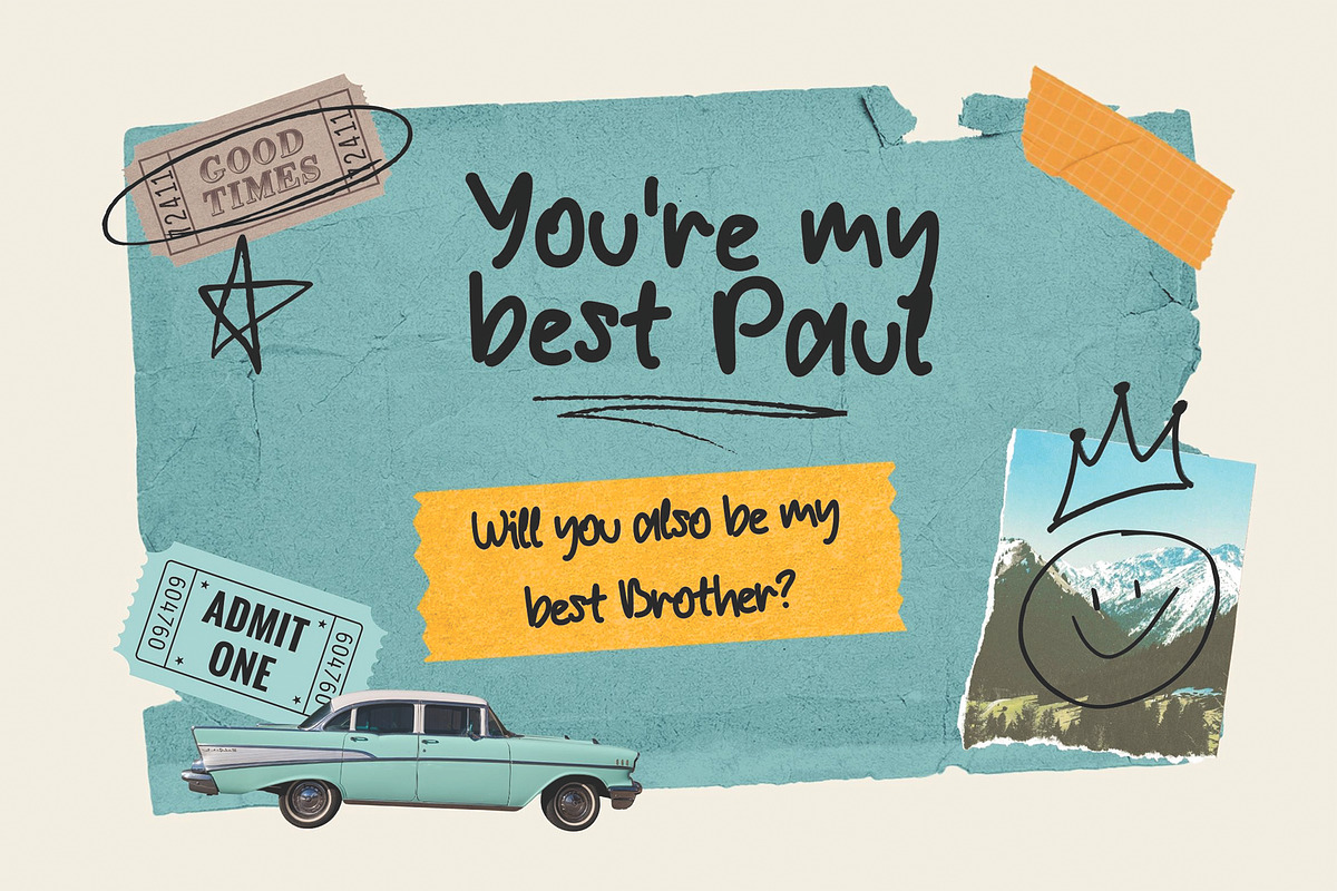 Smashing Paul, a Handwritten Font by LetterStock (Photo 2 of 6)