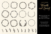 Wreath and Laurel - Hand Painted, an Illustration by RV Zarpelon (Thumbnail 2 of 3)