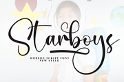 Starboys | Script Font, a Handwritten Font by Scratchones (Thumbnail 1 of 9)