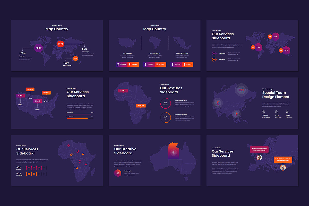 HEXA Presentation Template Design, a Presentation Template by Rocketstill (Photo 16 of 16)
