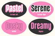 Godger Rounded 3D, a Sans Serif Font by Craft Supply Co. (Thumbnail 4 of 8)