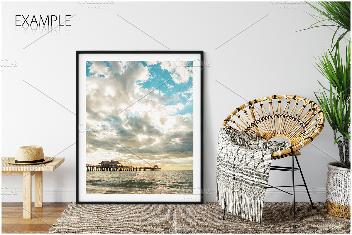 Frames&Walls Coastal Mockups Bundle, a Household Mockup by Yuri-U (Photo 25 of 30)