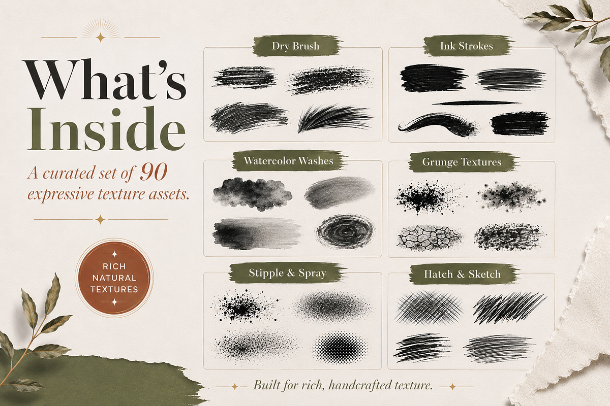 Texture Brush Collection, a Brush Add-On by ZinetroN (Photo 3 of 5)