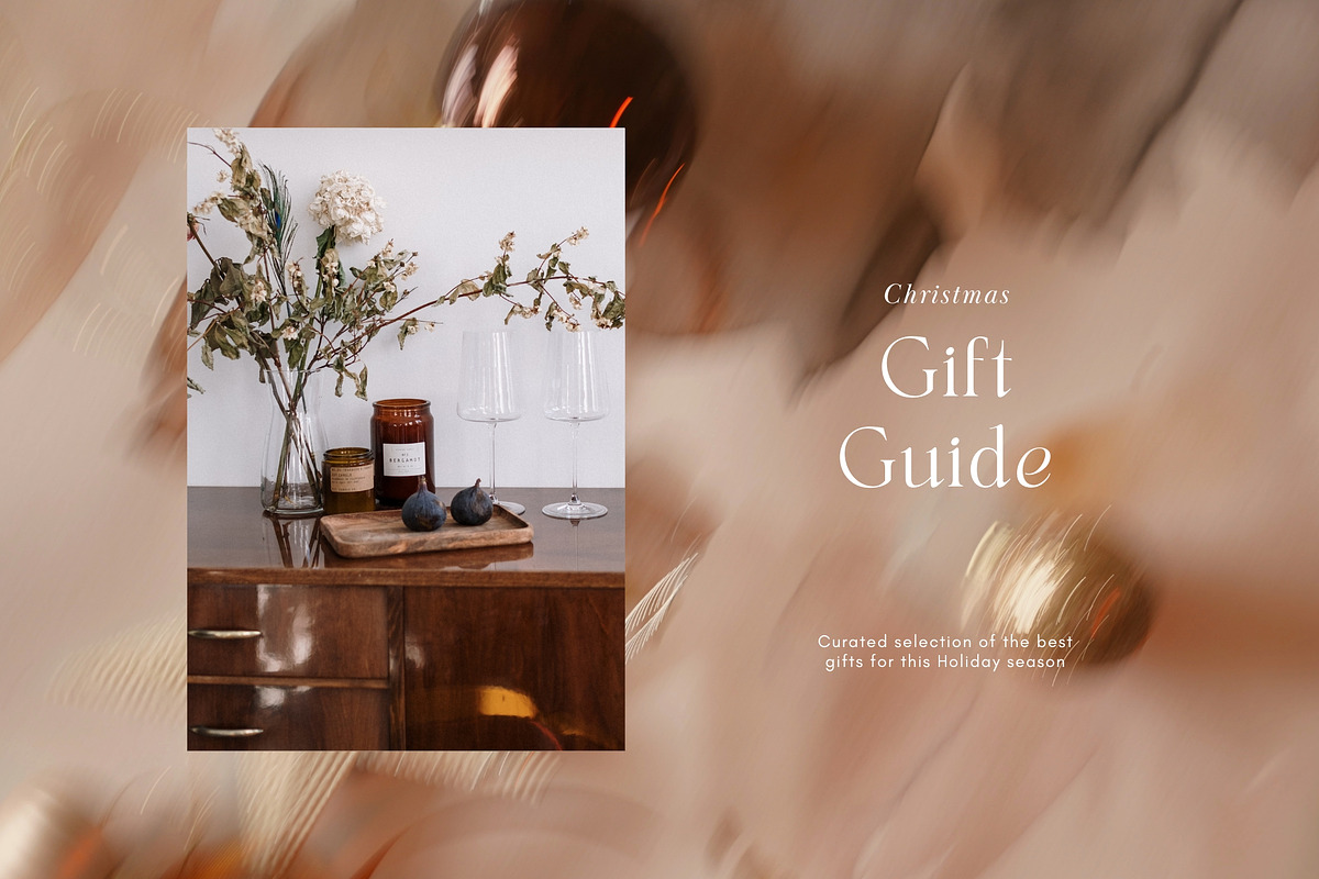 Aesthetic Gold Christmas Backgrounds, a Background Graphic by eclosque (Photo 17 of 36)