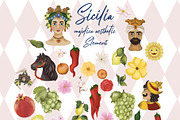 Sicilia. Majolica aesthetic., a Pattern Graphic by ma_i_vi (Thumbnail 8 of 11)