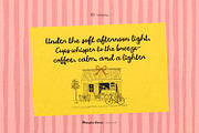 Maison Douce - French Font, a Script Font by ikiiko (Thumbnail 5 of 7)