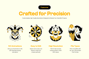 Animated Amusement Park Drawing Set, a Solid Icon by Vectors Market (Thumbnail 2 of 5)