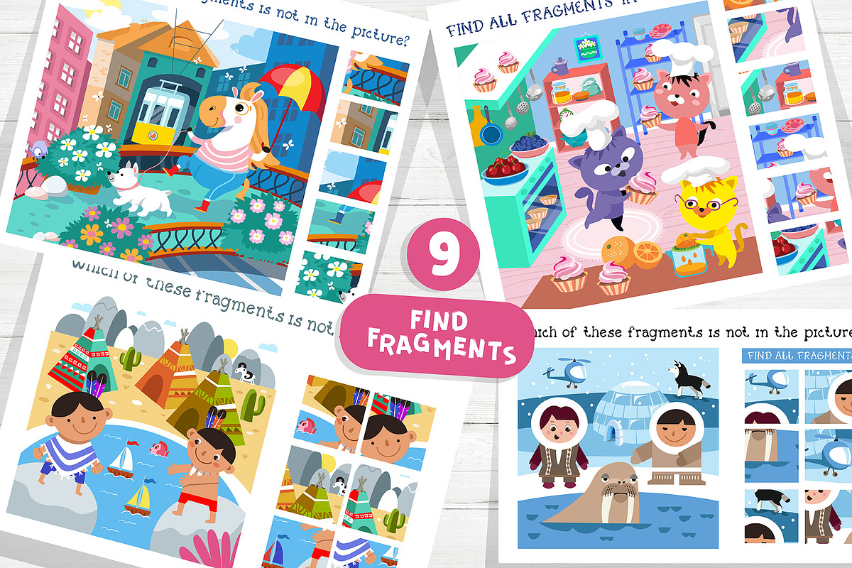 Funny Activities for Kids Book 2, an Education Illustration by ArtyCats (Photo 8 of 10)