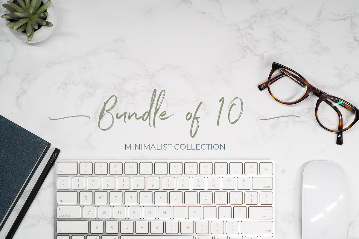 Minimalist Bundle, a Background Photo by GetMockups (Photo 1 of 11)