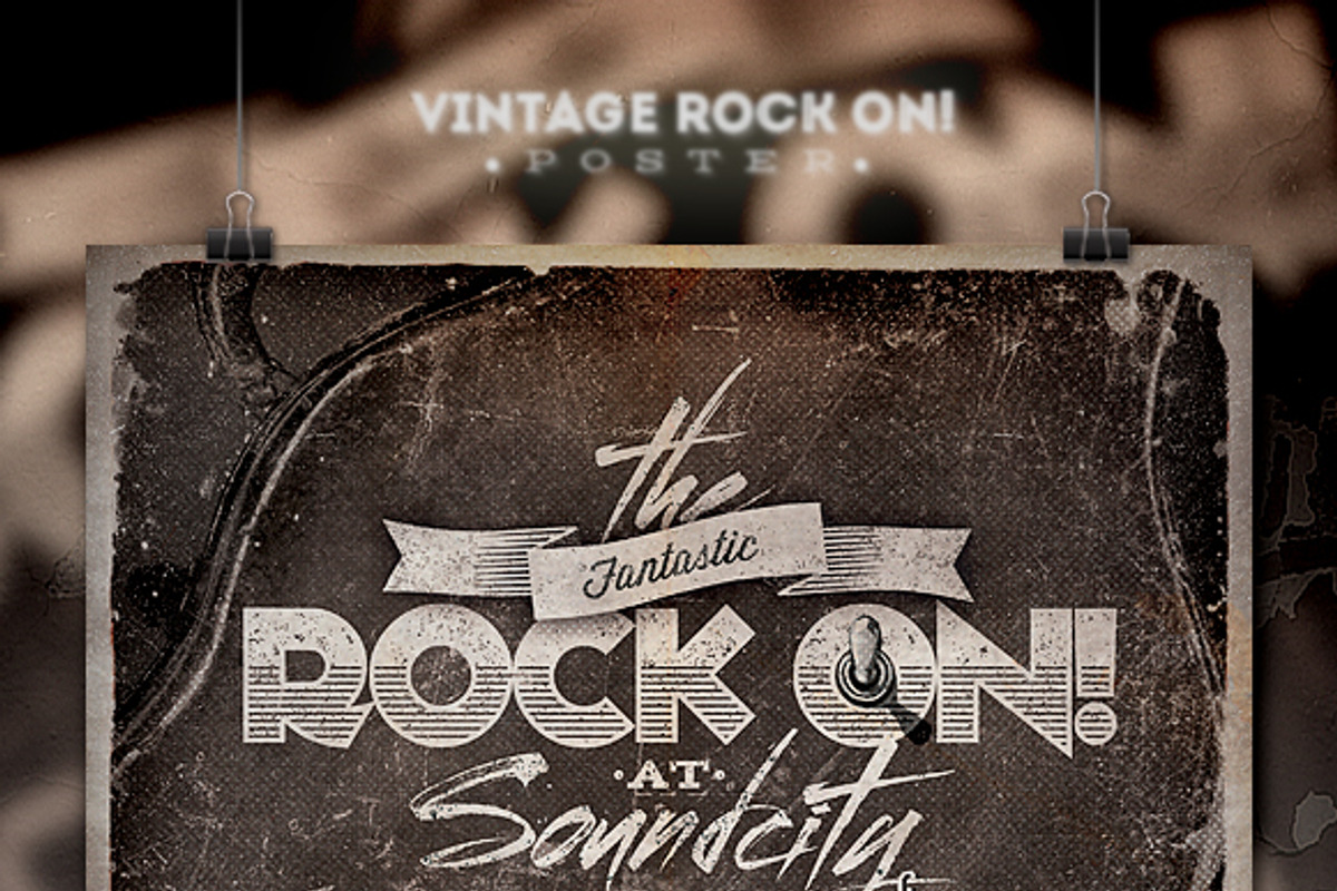 Ultimate Vintage Poster Bundle I, a Flyer Template by PuneDesign (Photo 3 of 5)