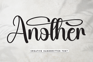 Another Script Font