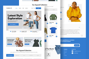 Fashique - Fashion Landing Page