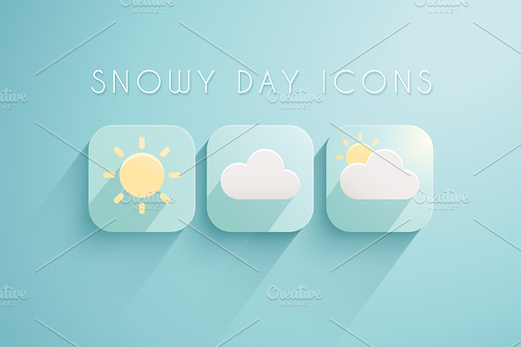 11 Snowy Day Icons