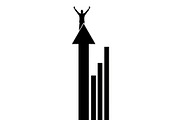 50 Business Growth Success Icons Bun, an Illustration by Designer_Momina (Thumbnail 2 of 51)