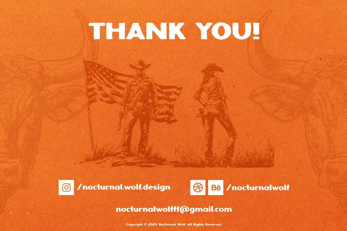 Western Cowboy and Cowgirl, an Illustration by Nocturnal Wolf (Photo 16 of 16)