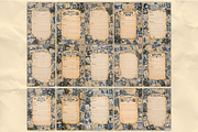 Winter Ephemera Recipe Pages PNGs, a Seasonal Illustration by Markicha Art (Thumbnail 2 of 5)