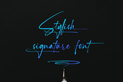 Sign Rathi | Signature Script, a Script Font by Lemonthe (Thumbnail 9 of 9)