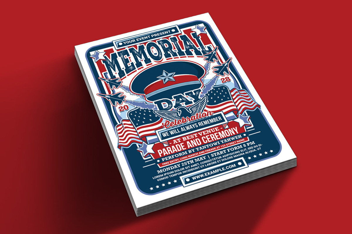Memorial Day Flyer, a Flyer Template by Muhamad Iqbal hidayat (Photo 2 of 4)