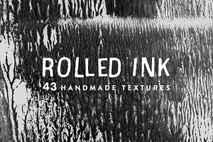 43 Rolled Ink Textures