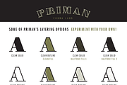 Priman Layered Display Font, a Font by Cobra Labs (Thumbnail 6 of 7)