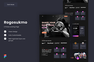 Workout Landing Page - Rogosukmo