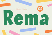CS Rema – Fun Font, a Sans Serif Font by Craft Supply Co. (Thumbnail 1 of 8)