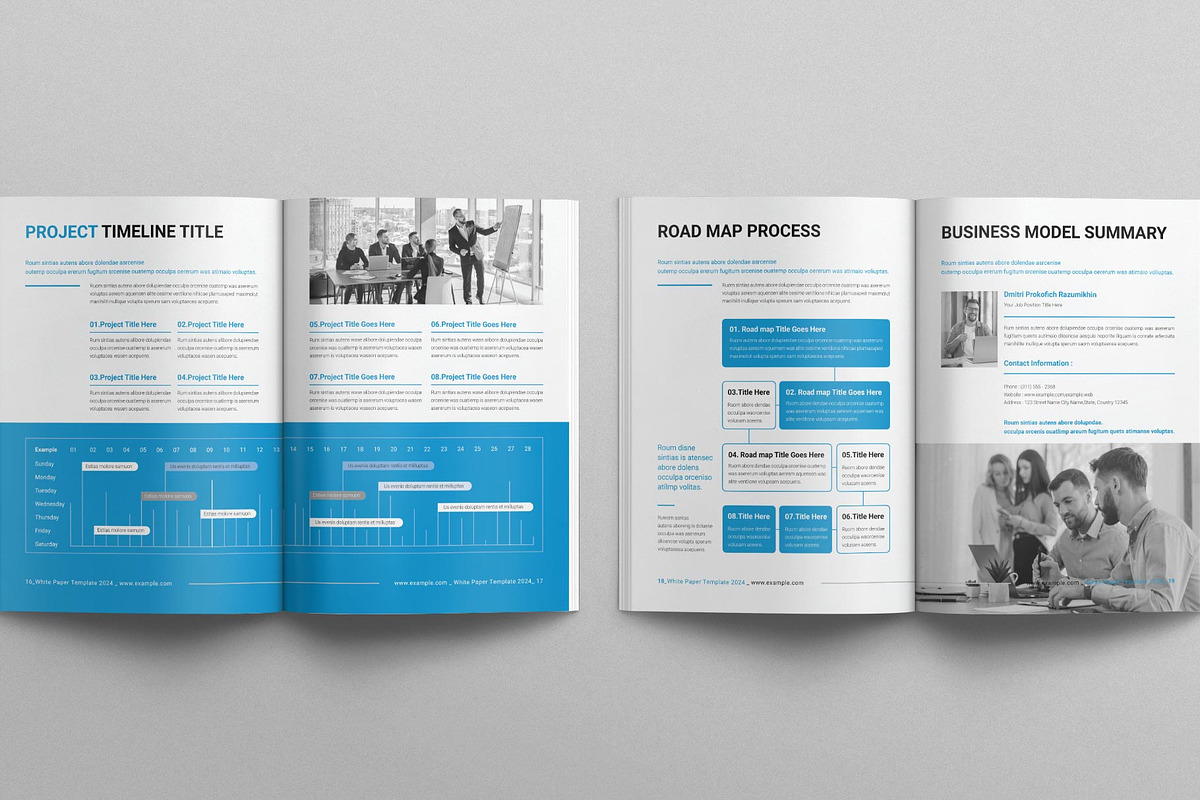 White Paper Template, a Brochure Template by E-Type (Photo 7 of 9)