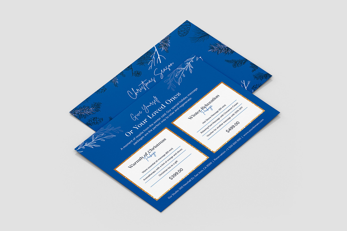 Aesthetic Beauty Salon Card Template, a Card Template by artbart (Photo 4 of 6)