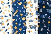 Meadow 100 floral seamless patterns, a Pattern Graphic by DariSmartArt (Thumbnail 11 of 33)