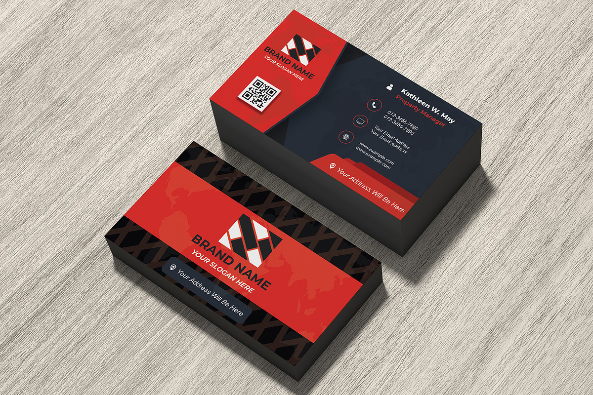 Rounded Business Card PSD preview 6