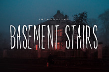Basement Stairs Font