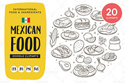 Mexican Food Doodle Clip Art, a Food Illustration by insemar (Thumbnail 1 of 4)