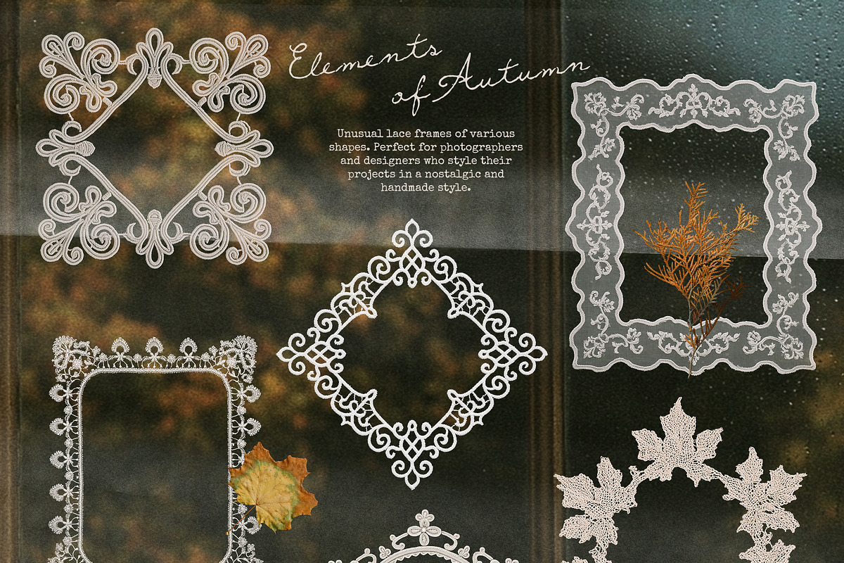 Emboss Paper, Lace Frames & Overlays, an Object Graphic by Pamyatka Shop (Photo 4 of 13)