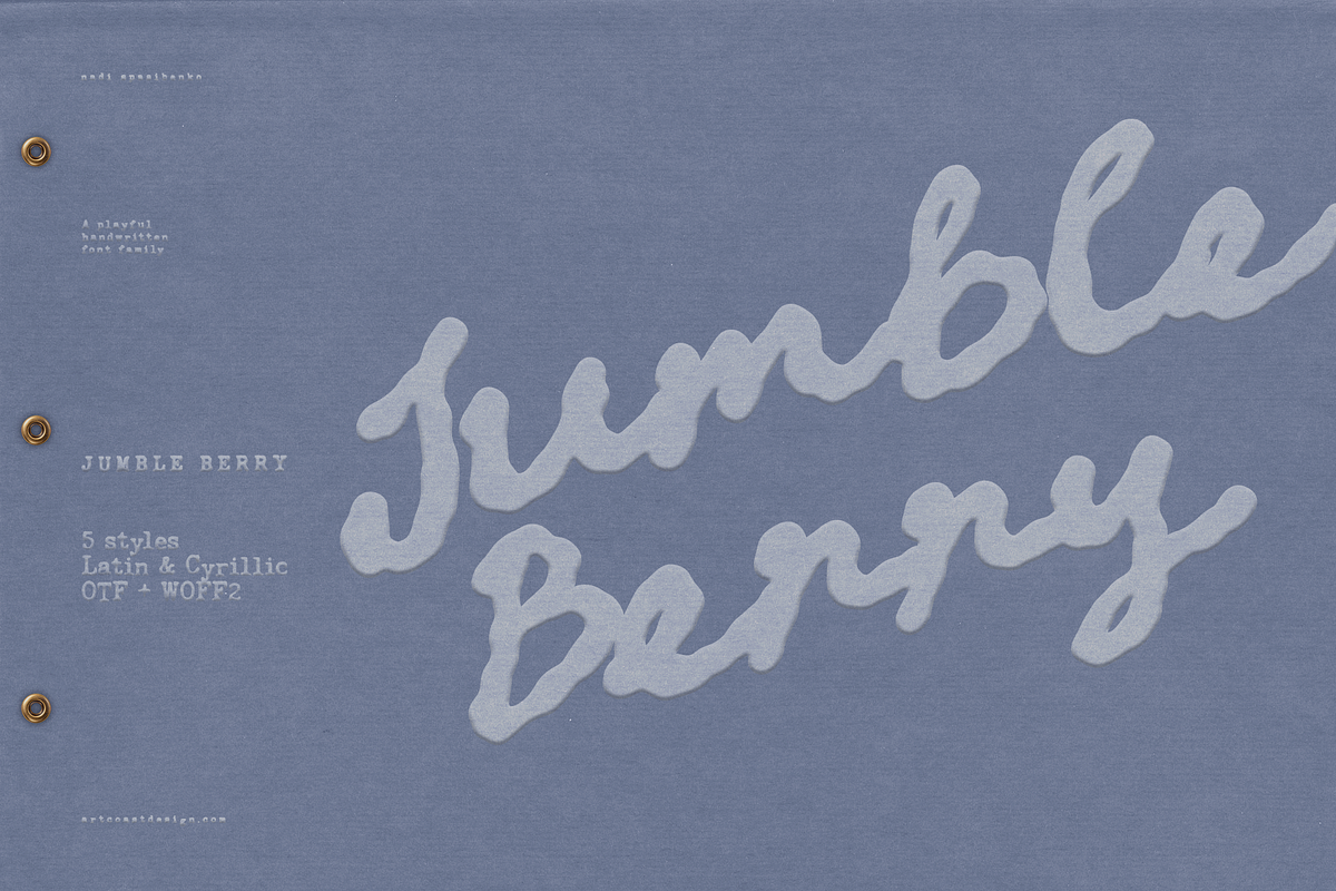 Jumble Berry — Playful Script Font, a Handwritten Font by nadispasibenko (Photo 5 of 9)