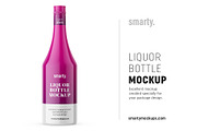 Glossy liqour bottle mockup, a Product Mockup by Smarty Mockups (Thumbnail 1 of 5)