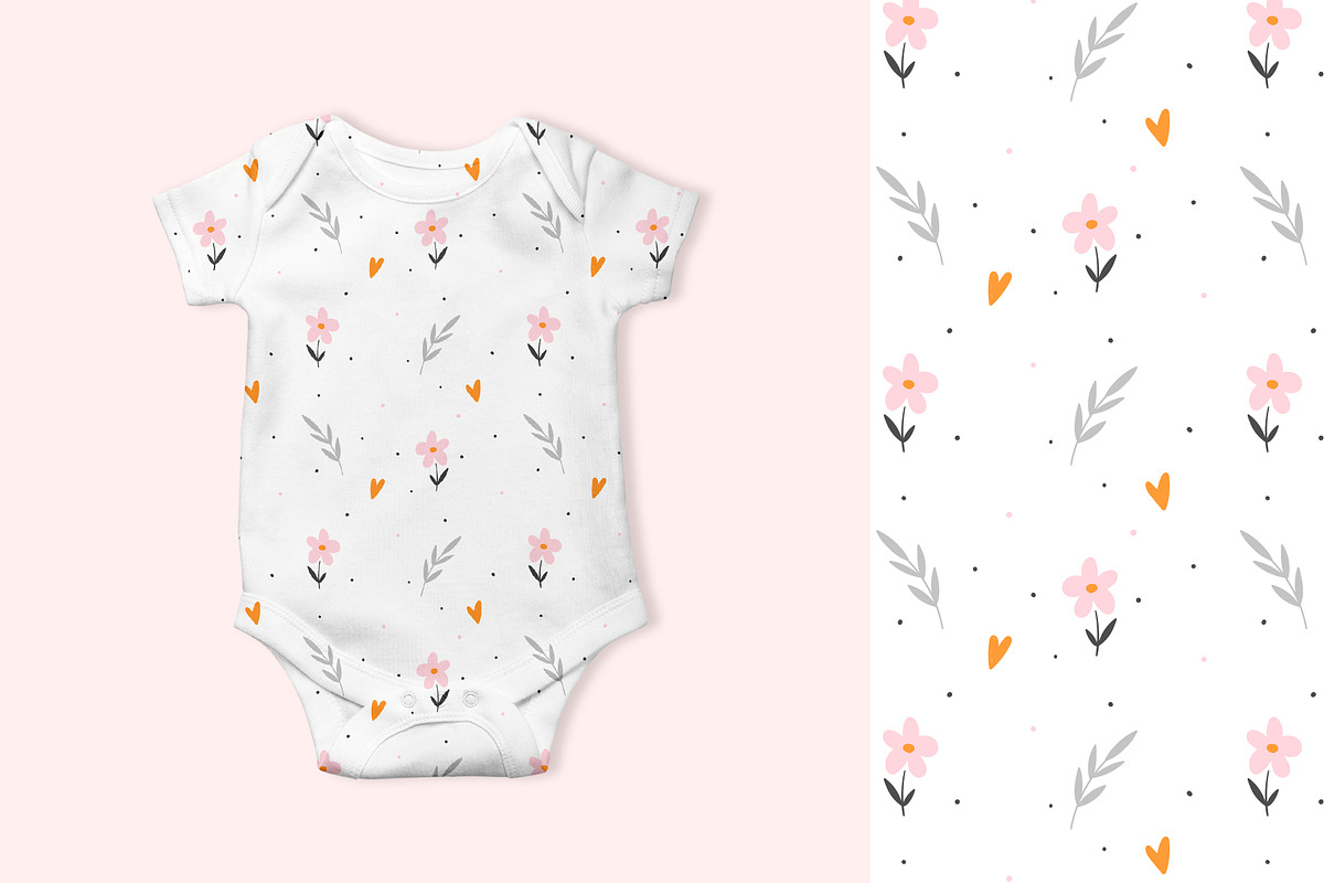 Floral seamless pattern, a Pattern Graphic by hanifa_design (Photo 4 of 9)