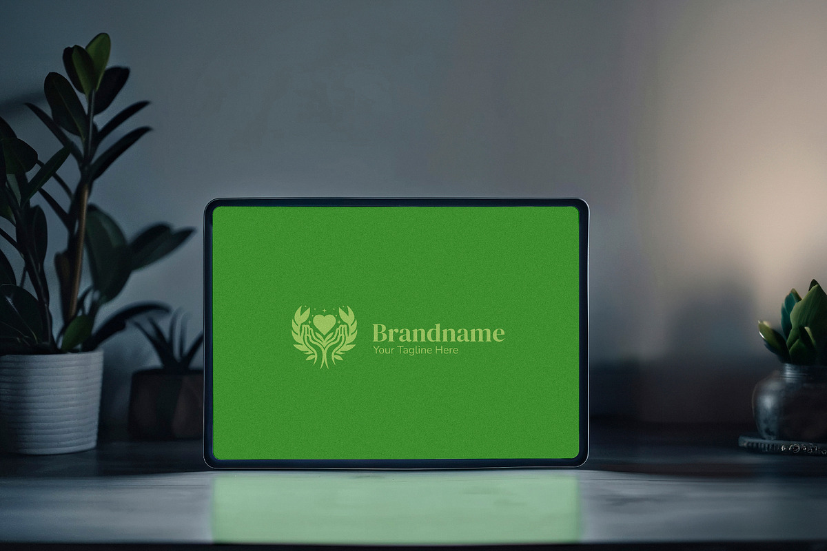 Healing Hands Logo Design Template preview 5