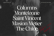 Caviar Luxury Editorial Serif, a Serif Font by Blanc Salváge (Thumbnail 3 of 9)