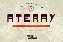ATERAY - Retro Display Font