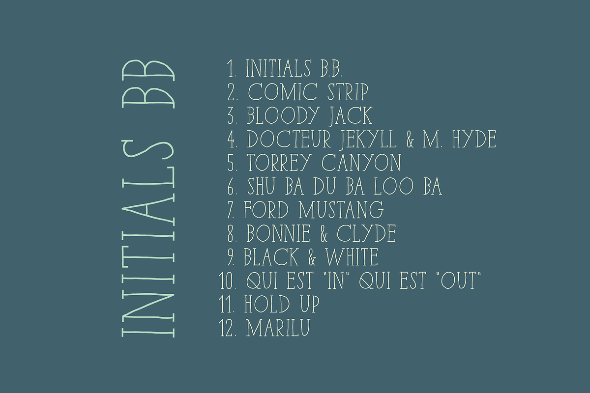 Paris Serif Font Pack preview 8