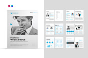 Business WhitePaper Brochure I Canva, a Brochure Template by PixWork (Thumbnail 2 of 14)
