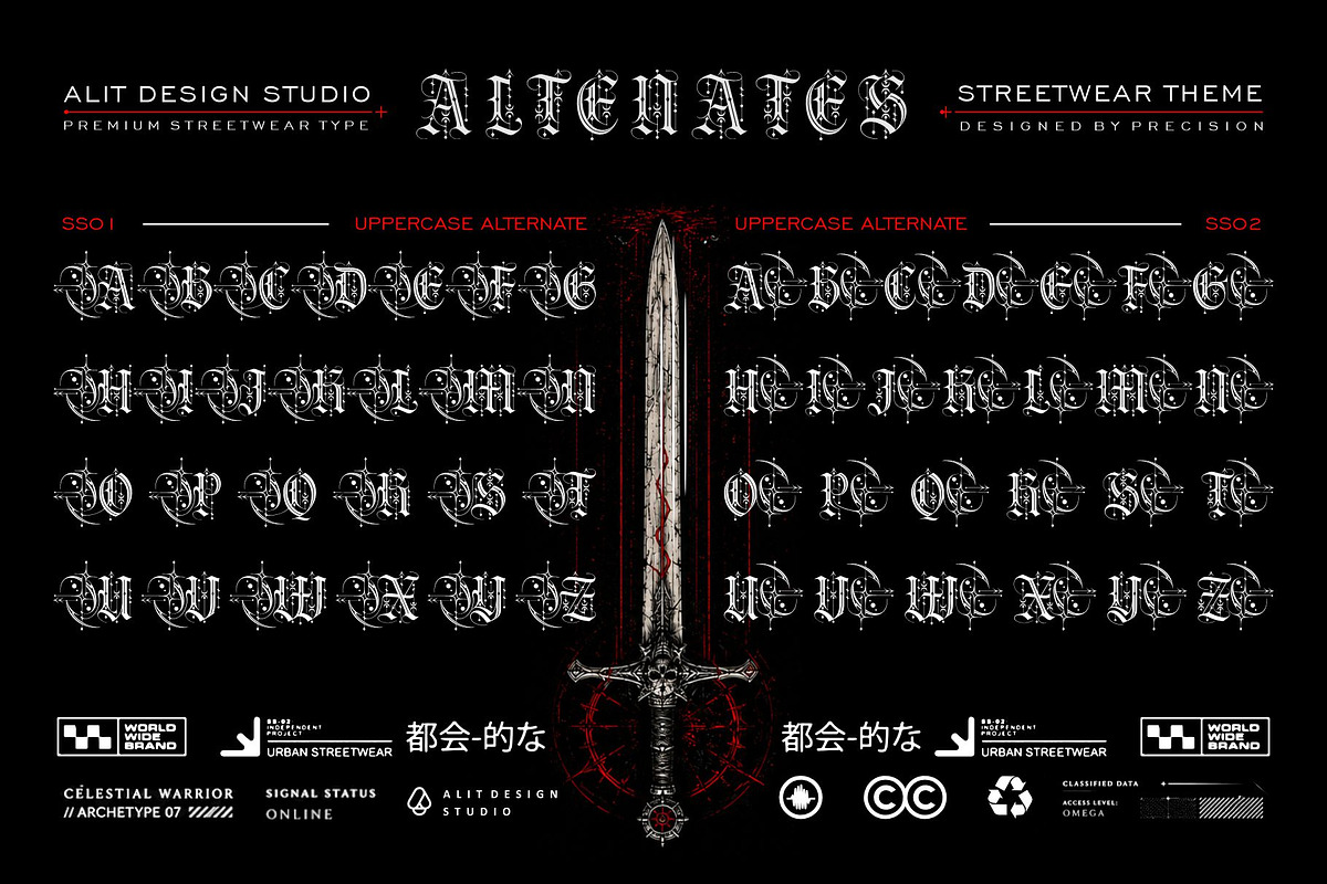 Dread Gothic Typeface, a Blackletter Font by alit design (Photo 3 of 22)