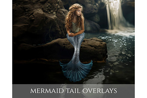 Mermaid Tail Overlays, PNGs