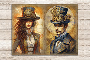Steampunk Junk Journal Kit Ephemera, a Person Illustration by GlamArtZhanna (Thumbnail 7 of 9)