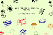 Ink Forest: Botanicals & Characters, an Animal Illustration by Schumacher Shop (Thumbnail 19 of 19)