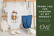Cute Little Campers Clipart, an Illustration by NadiaTheronArt (Thumbnail 5 of 5)