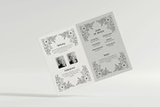 Soft Floral Funeral Program, a Brochure Template by Neermana (Thumbnail 3 of 4)