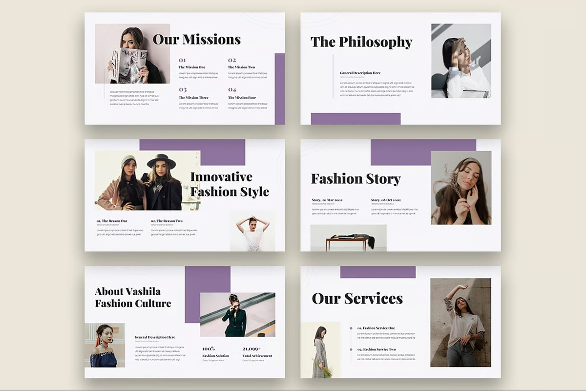Vashila - Fashion Collection PPoint, a Presentation Template by Fit-tee (Photo 6 of 6)