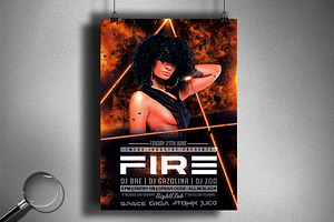 Fire Night 2 Urban Flyer Designs